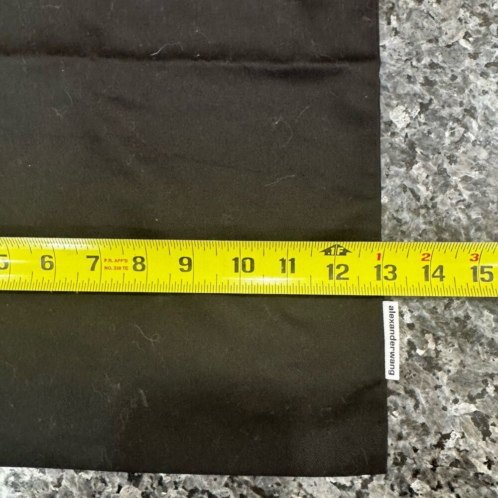 3 Alexander Wang Dust Bag Black Drawstring Cover Protector Storage Gift 17.5x13 - Picture 10 of 16